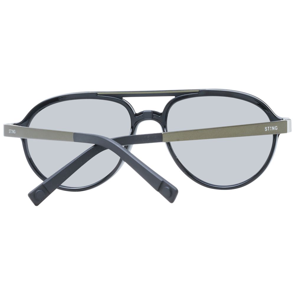 Sting Black Plastic Glasses (Frames) | Regal Royce