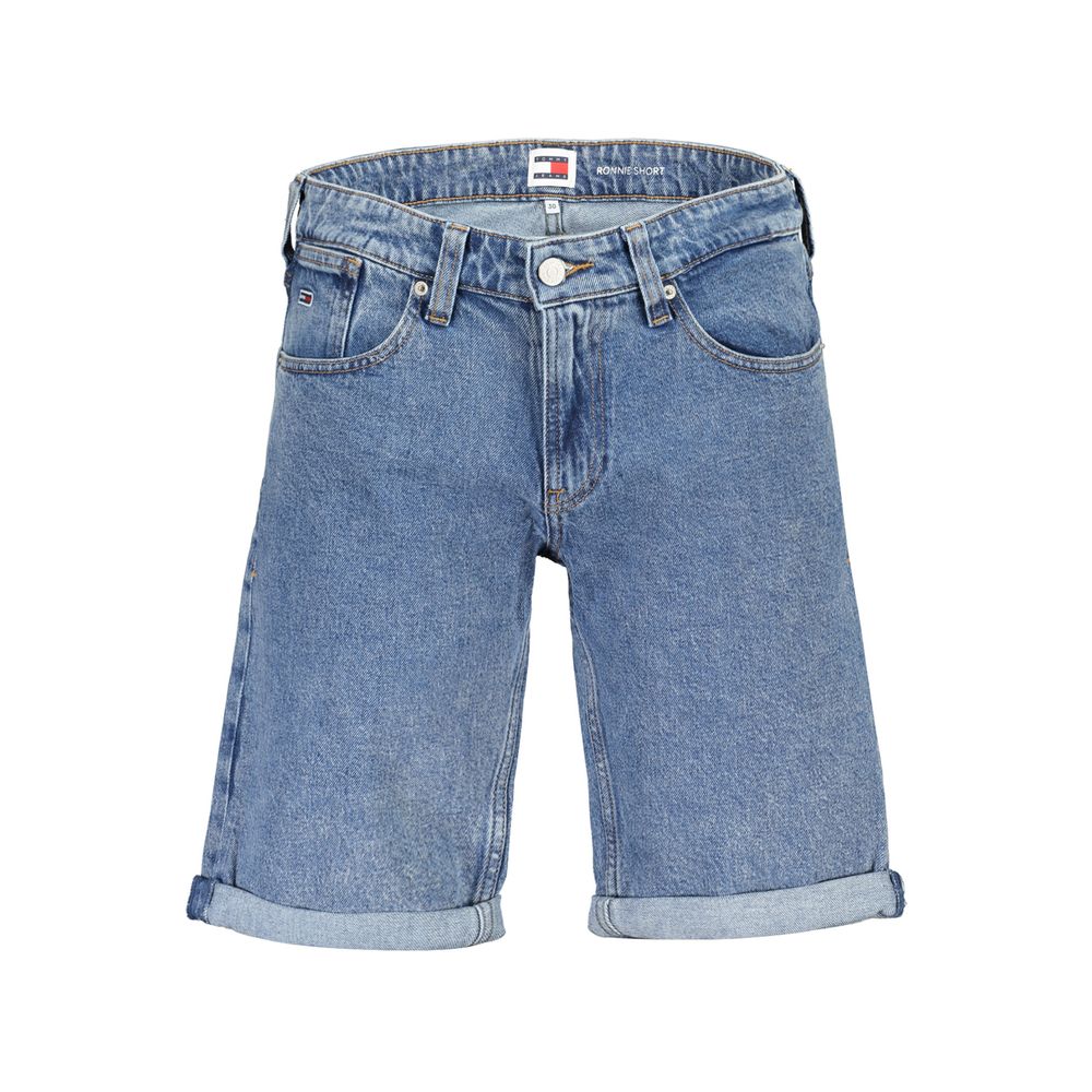 Tommy Hilfiger Blue Organic Cotton Men Short | Regal Royce
