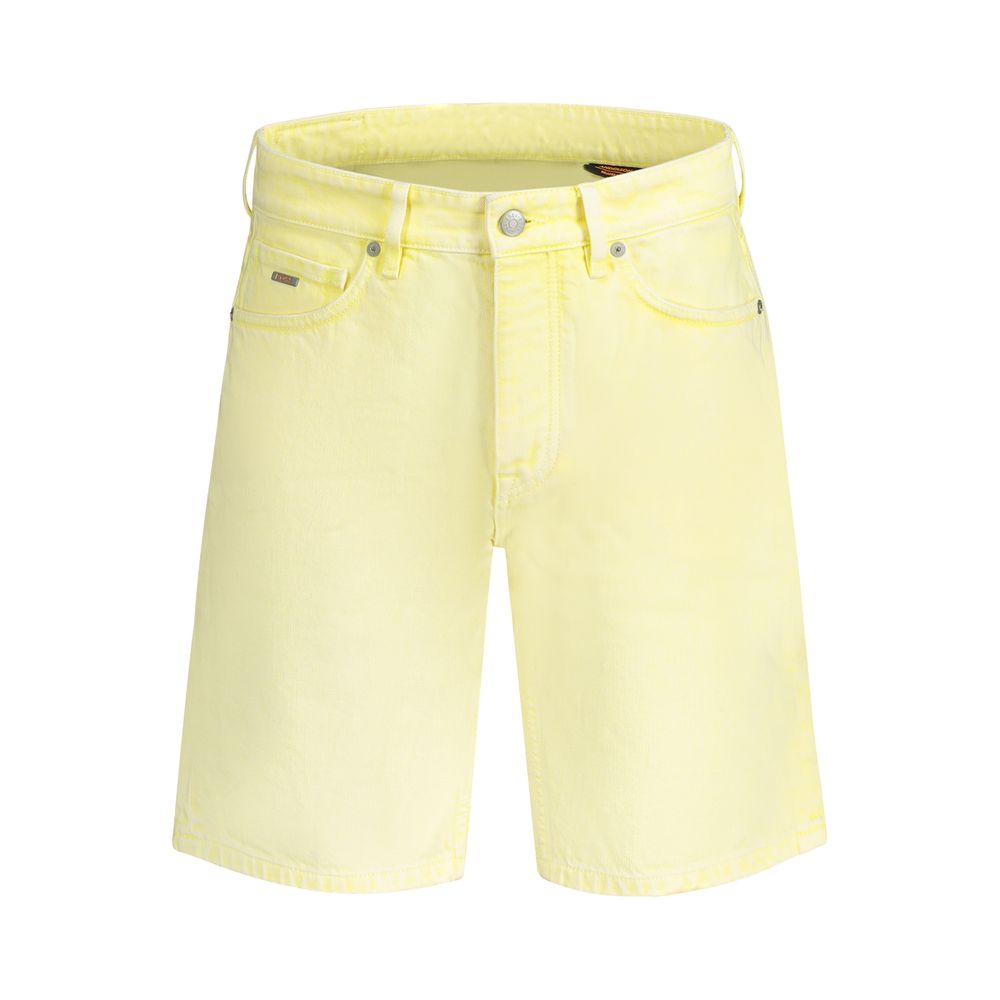 Hugo Boss Giallo Cotton Men Short | Regal Royce