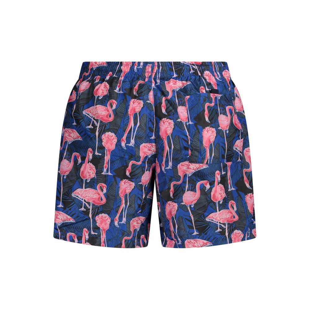 Norway 1963 Blu Polyester Men's Swim Boxer | Regal Royce