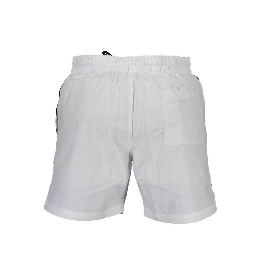 Norway 1963 White Polyamide Men's Swim Boxer | Regal Royce