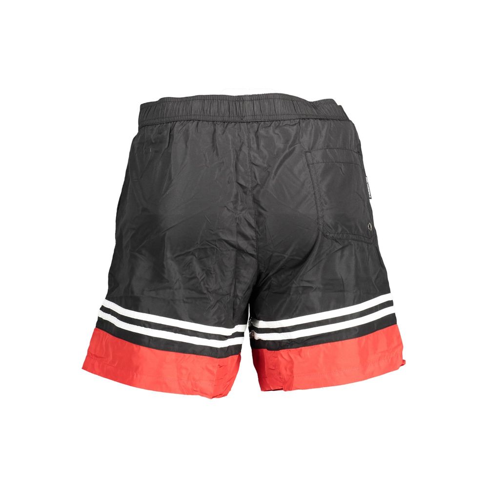 Karl Lagerfeld Black Polyester Mens Swim Boxer | Regal Royce