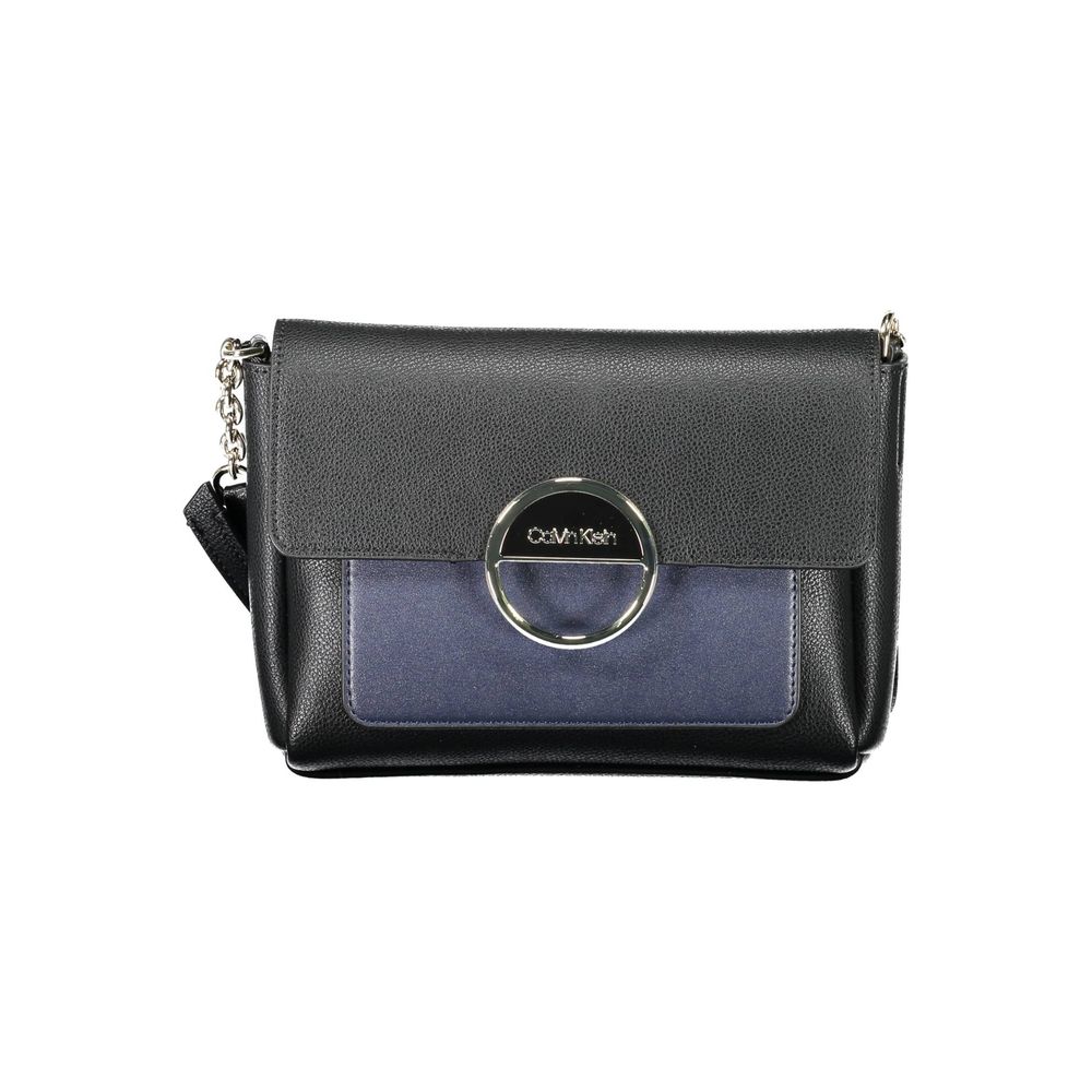 Calvin Klein Black Polyurethane Women Shoulder Bag | Regal Royce