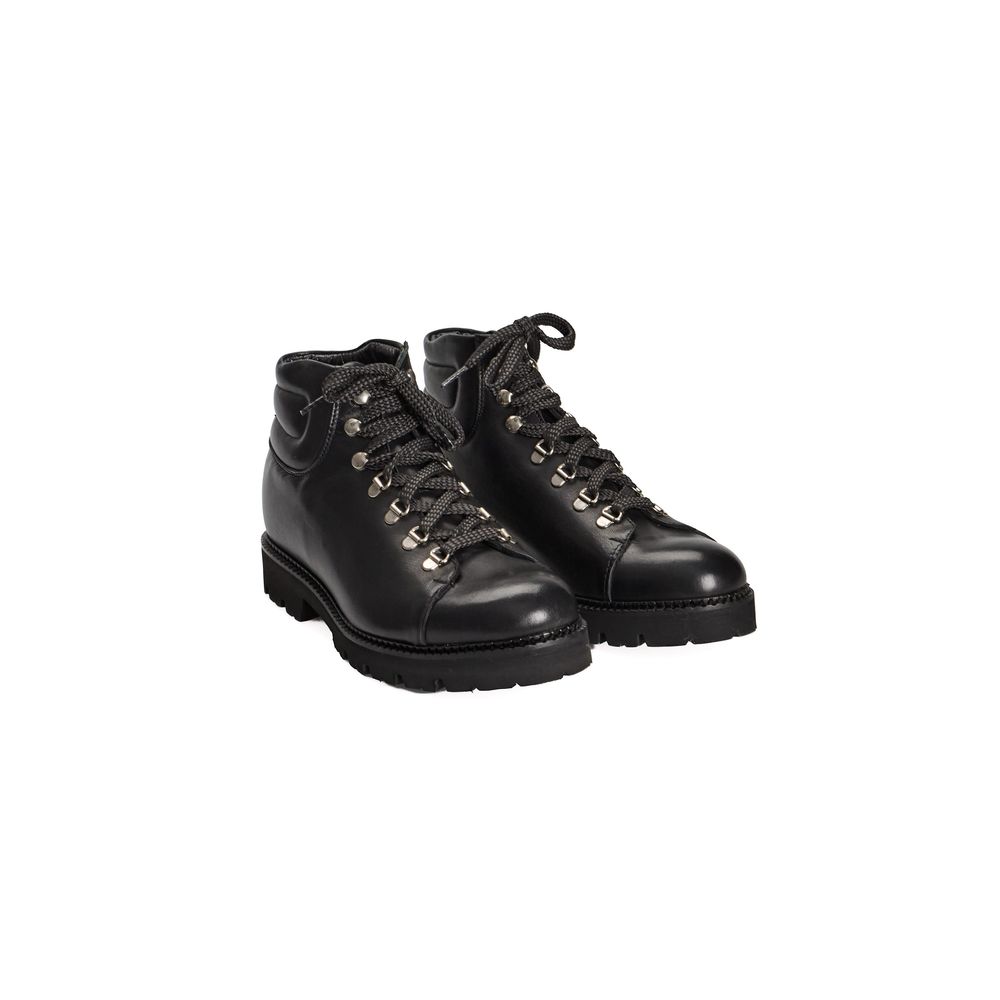 Roberto Pepe Luxury Black Calfskin Men Boot | Regal Royce