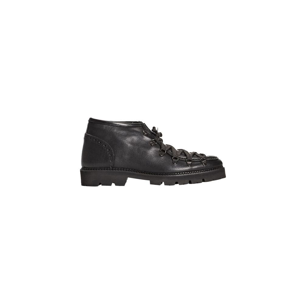 Roberto Pepe Luxury Black Calfskin Men Boot | Regal Royce