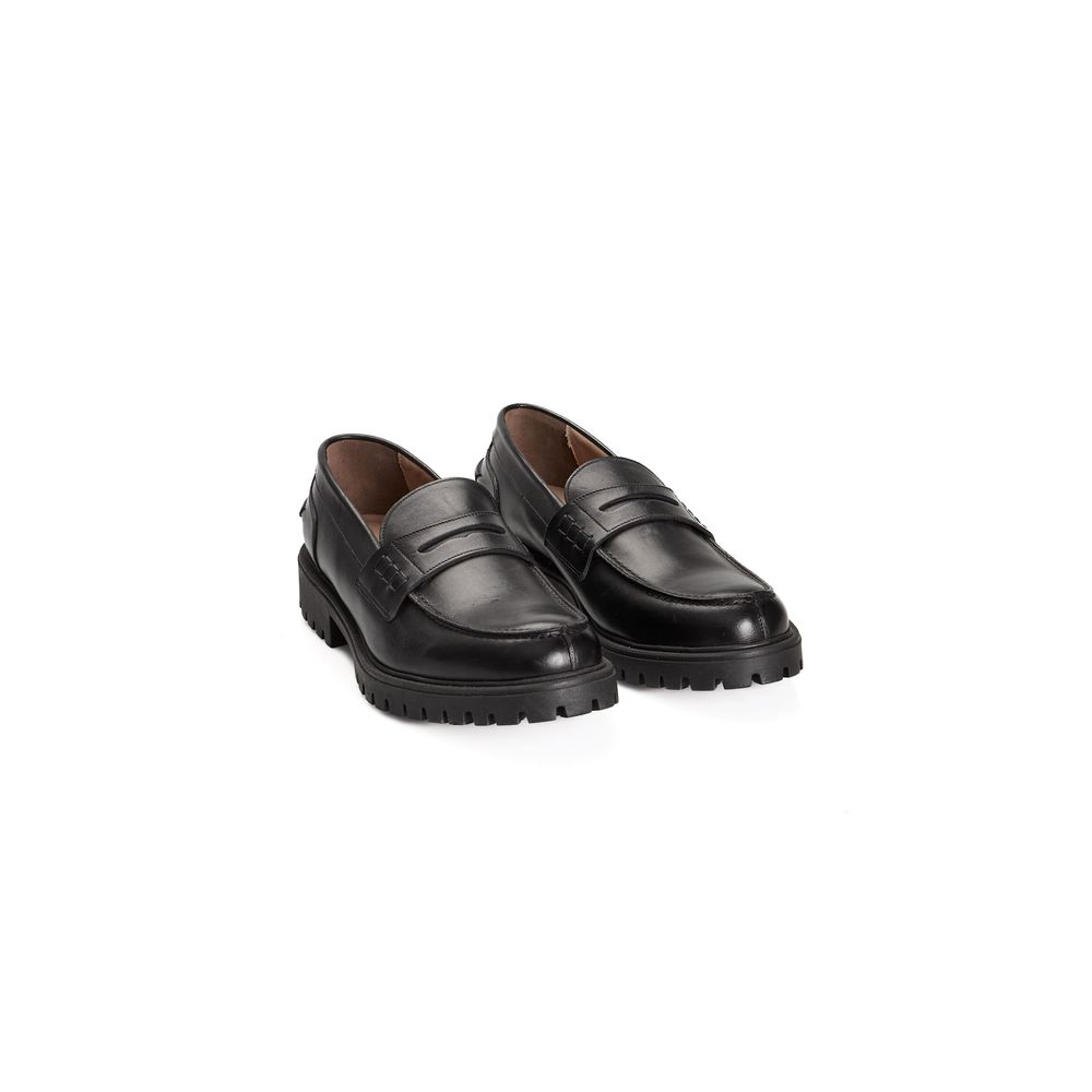 Roberto Pepe Luxury Black Calfskin Men Loafer | Regal Royce