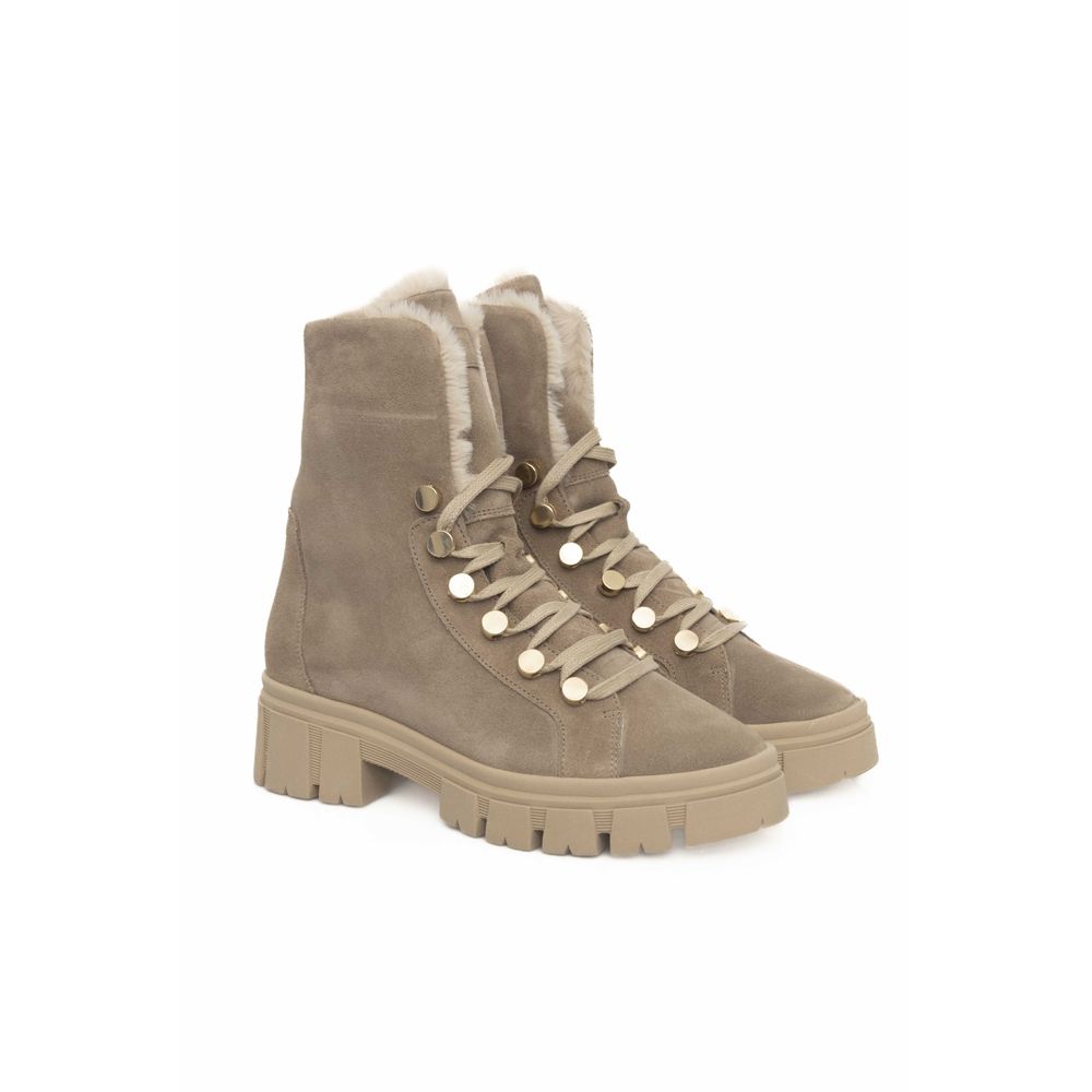 Cerruti 1881 Beige Cowhide Women Boot | Regal Royce