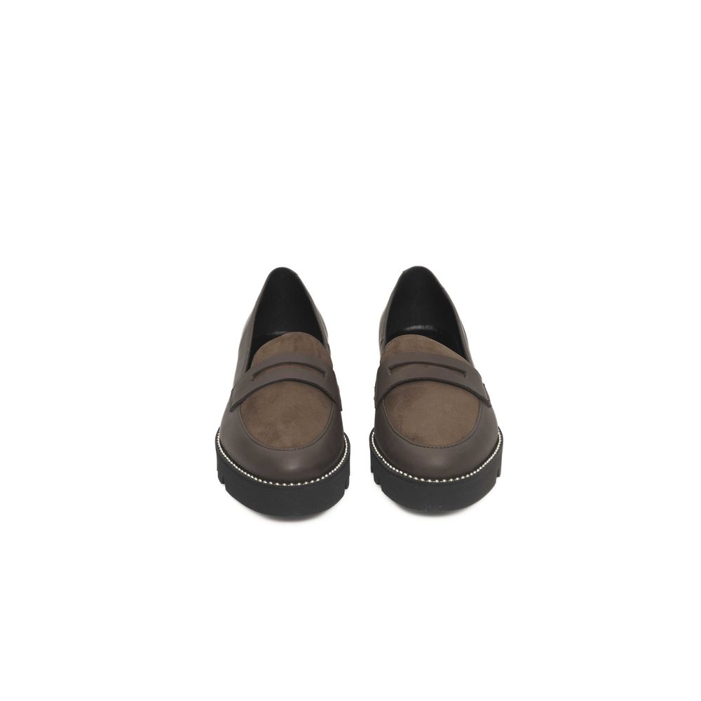 Cerruti 1881 Brown Cowhide Women Loafer | Regal Royce
