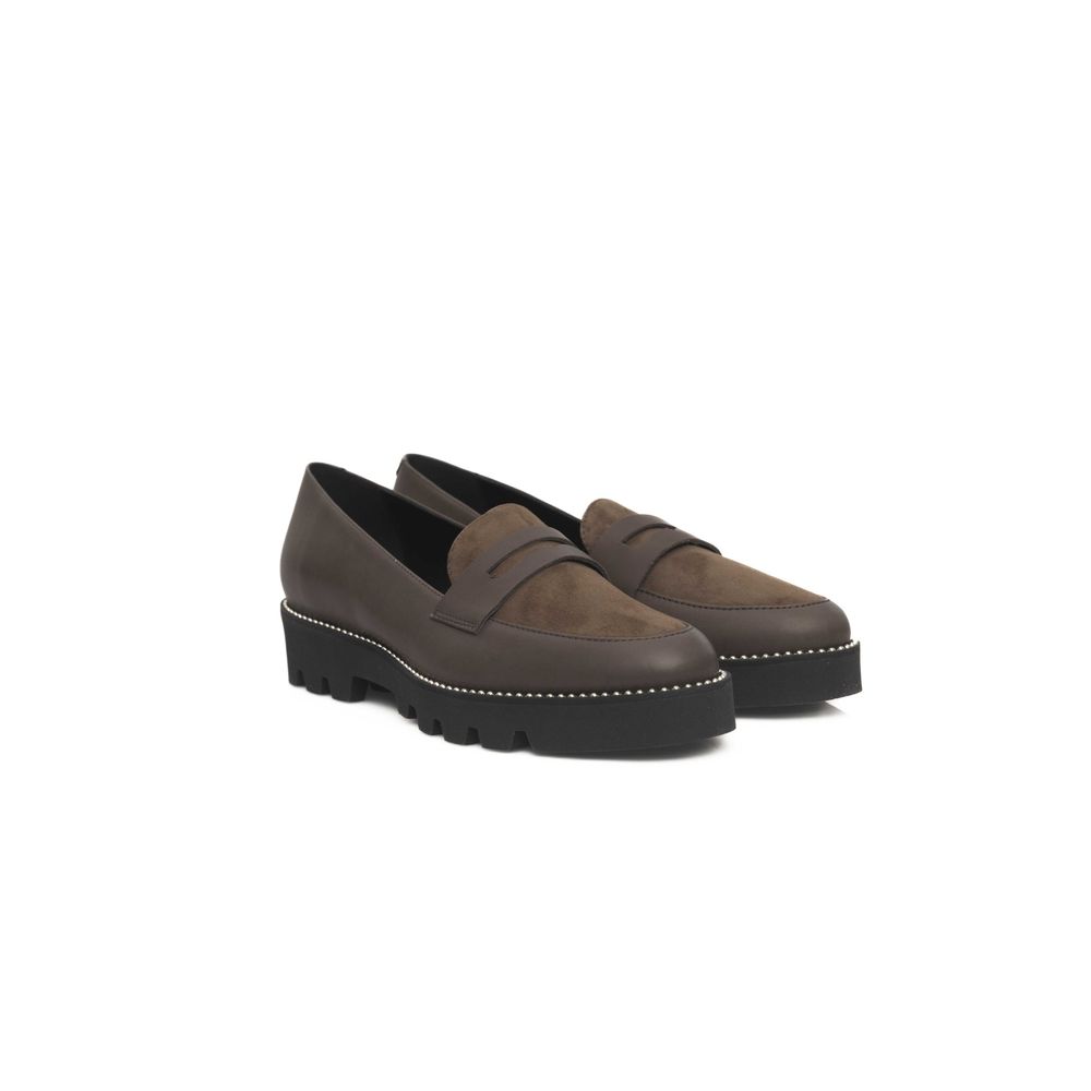 Cerruti 1881 Brown Cowhide Women Loafer | Regal Royce