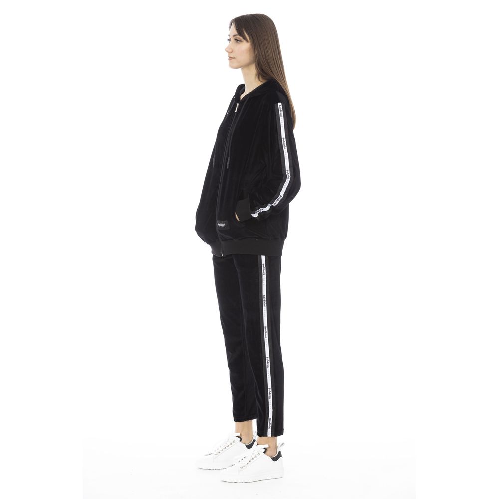 Baldinini Trend Black Cotton Women Sweater | Regal Royce