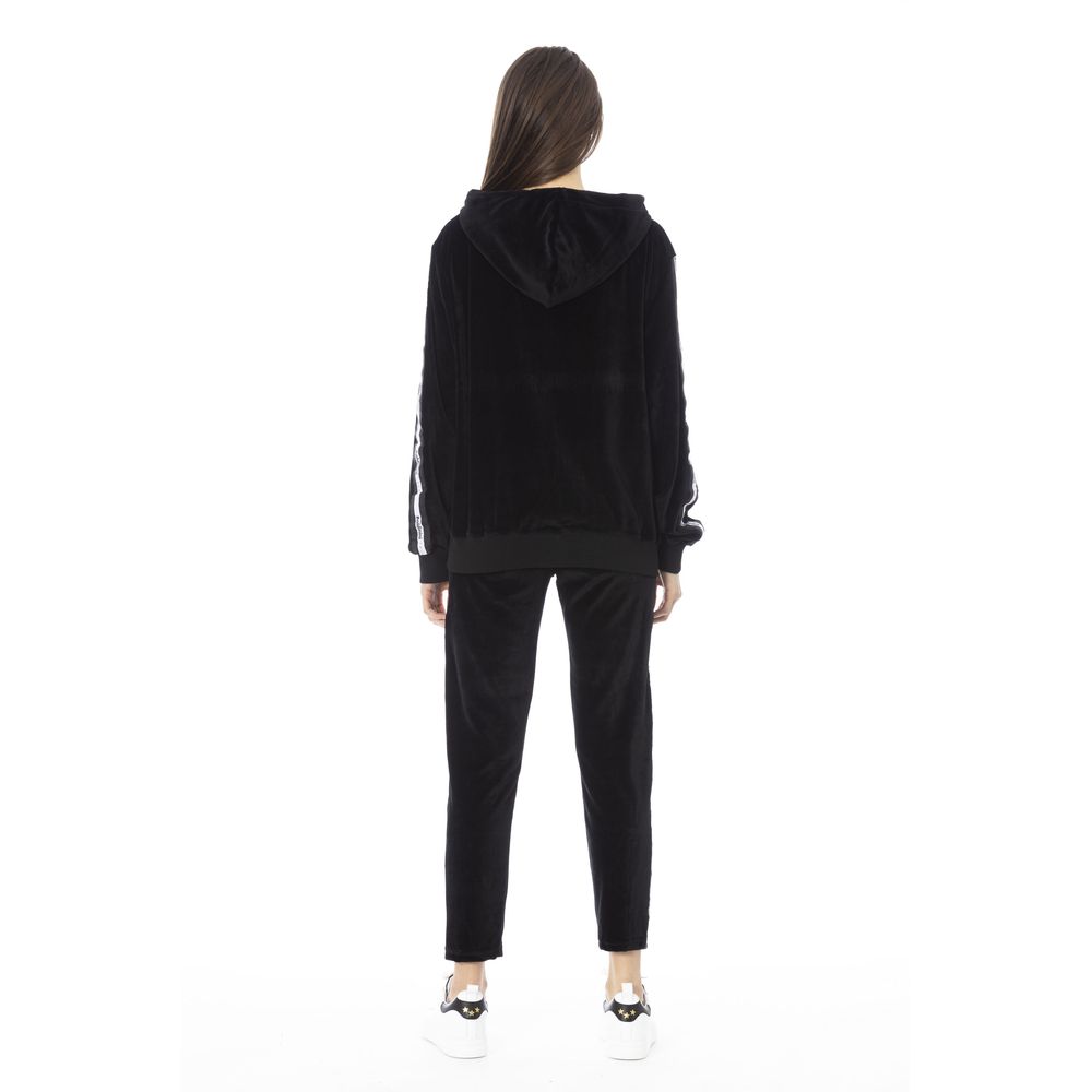 Baldinini Trend Black Cotton Women Sweater | Regal Royce