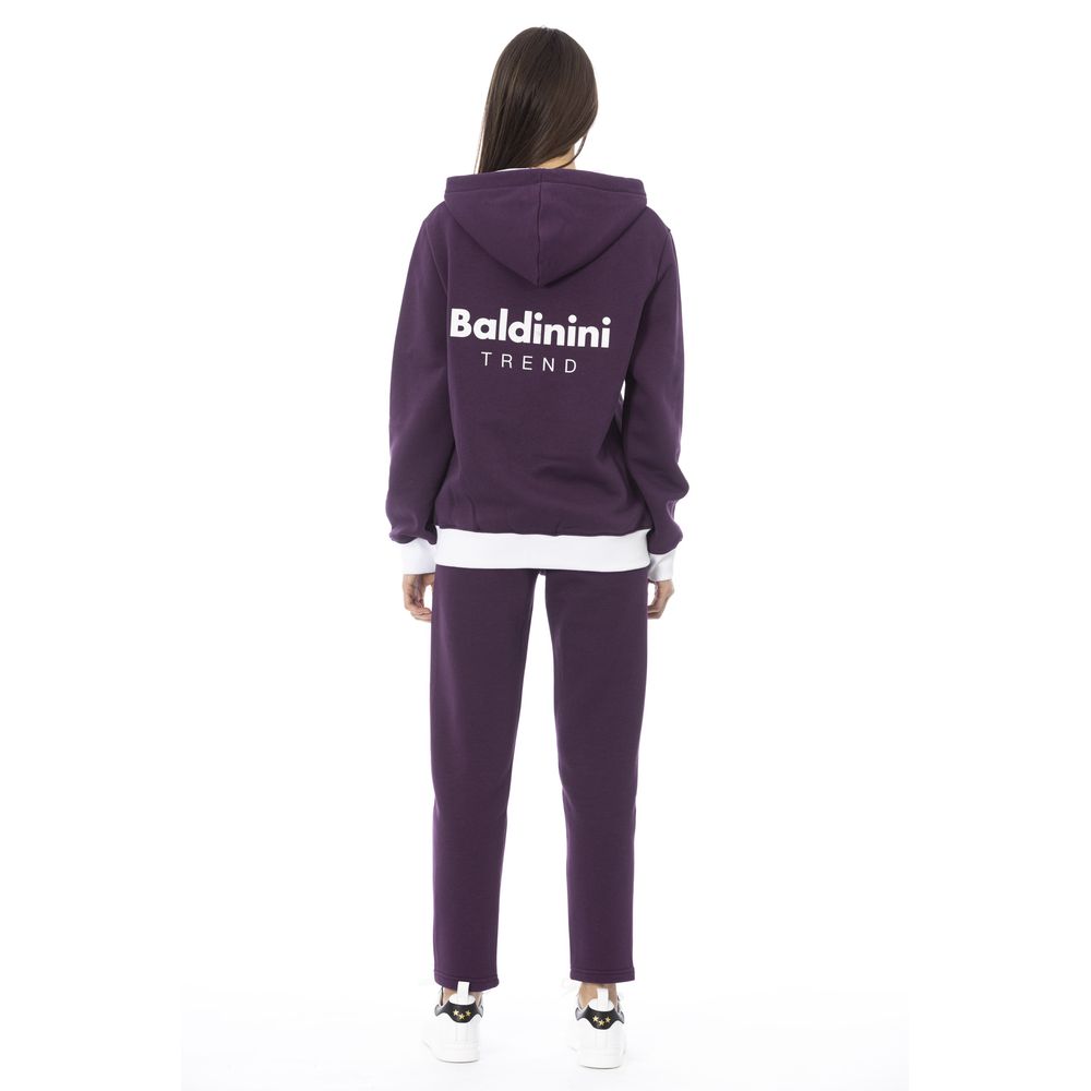 Baldinini Trend Purple Cotton Women Sweater | Regal Royce