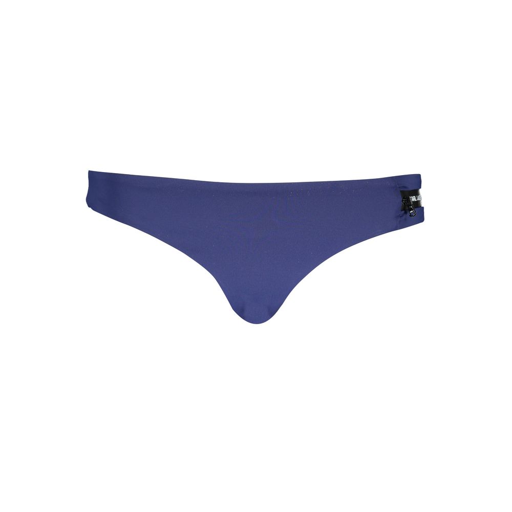 Karl Lagerfeld Blue Polyamide Women's Swim Brief | Regal Royce
