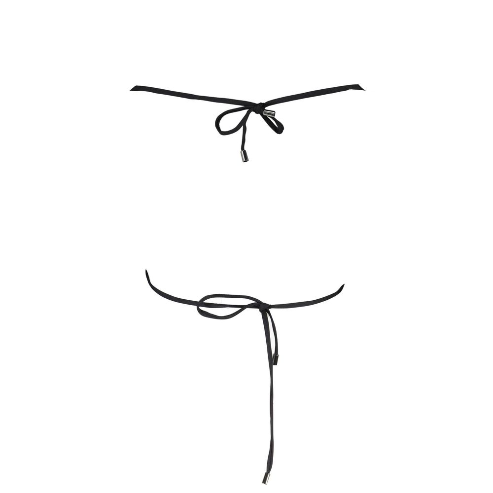 Karl Lagerfeld Black Polyamide Women Swimsuit | Regal Royce