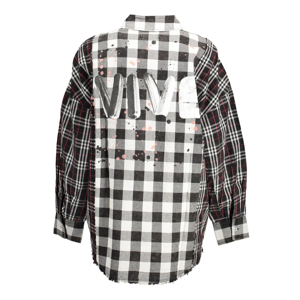 Desigual Black Cotton Women Shirt | Regal Royce