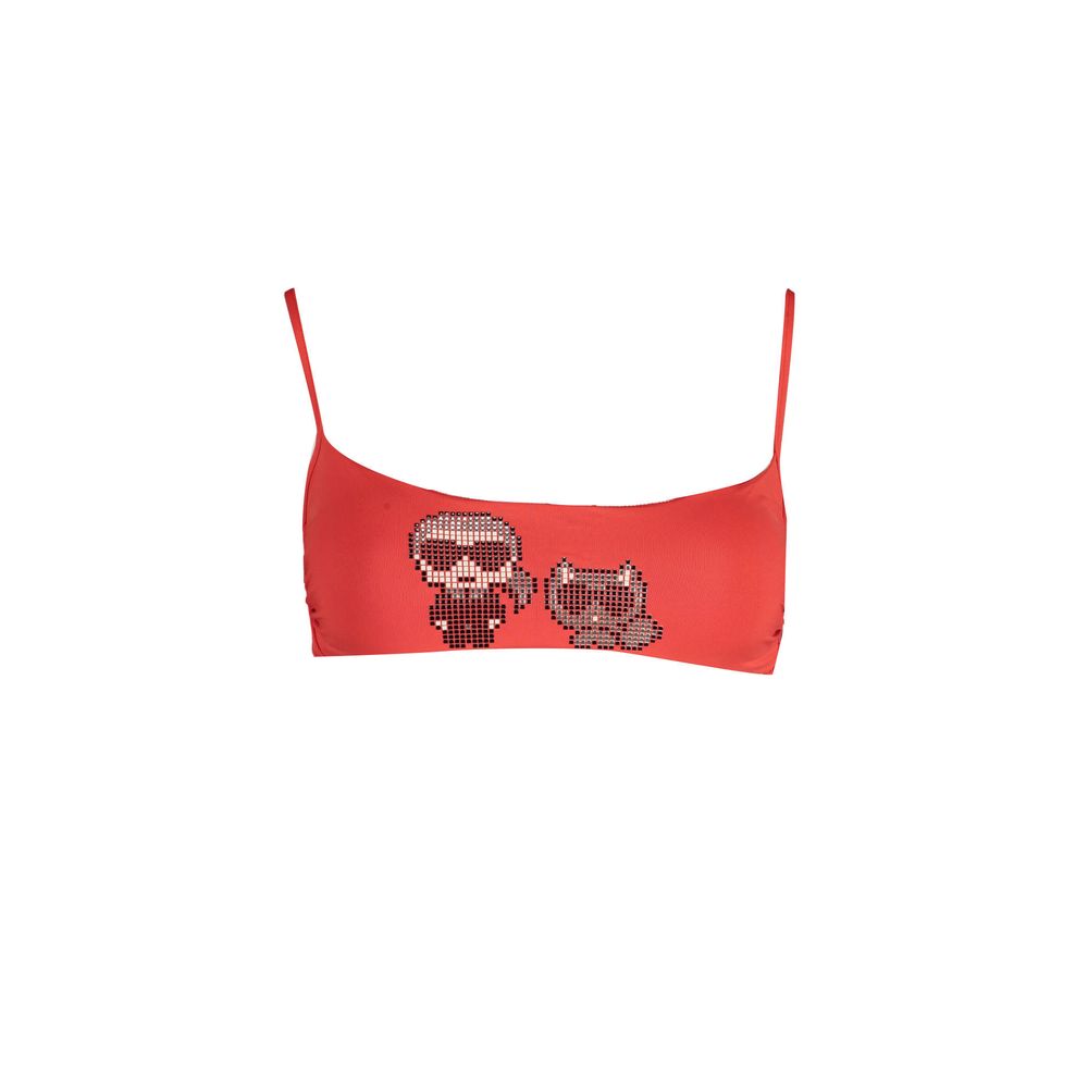Karl Lagerfeld Rosso Poliammide Women Swimsuit | Regal Royce