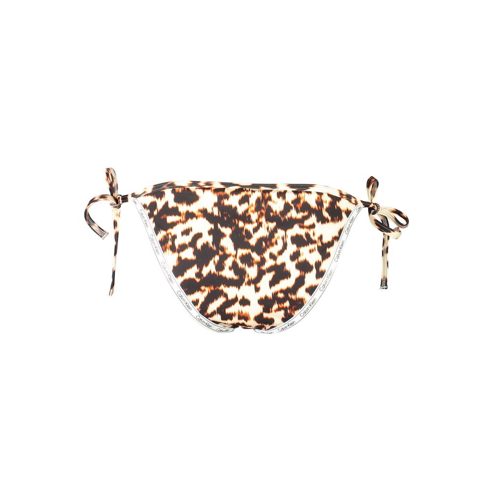 Calvin Klein Beige Polyester Women's Swim Brief | Regal Royce