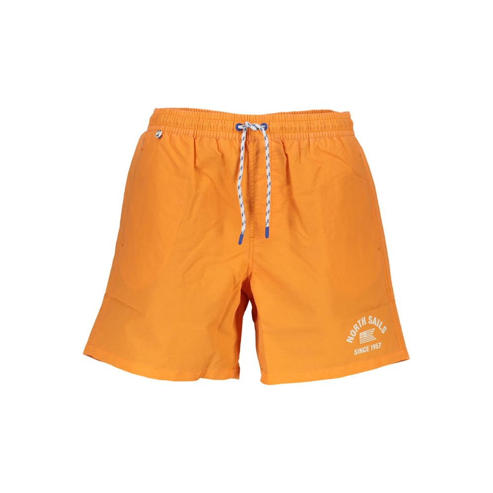 North Sails Arancione Polyester Men's Swim Trunk | Regal Royce