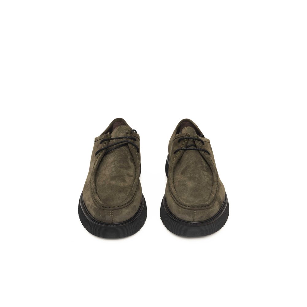 Cerruti 1881 Green Calfskin Men Derby Shoe | Regal Royce