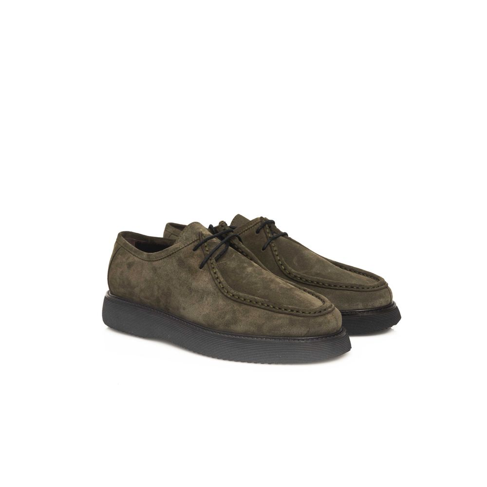 Cerruti 1881 Green Calfskin Men Derby Shoe | Regal Royce