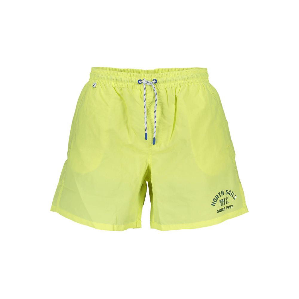 North Sails Yellow Polyester Men's Swim Short | Regal Royce