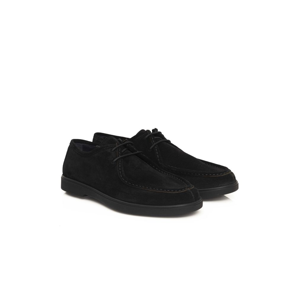 Cerruti 1881 Black Cowhide Men Derby Shoe | Regal Royce