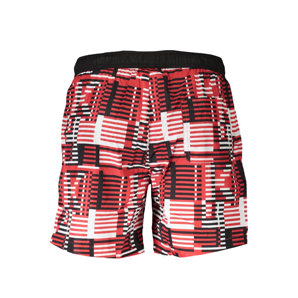 Karl Lagerfeld Rosso Polyester Men Swimming Boxer | Regal Royce