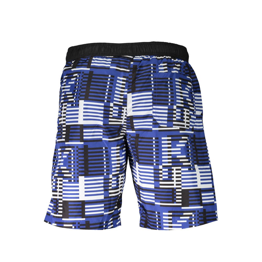 Karl Lagerfeld Blu Polyester Men's Swim Trunk | Regal Royce
