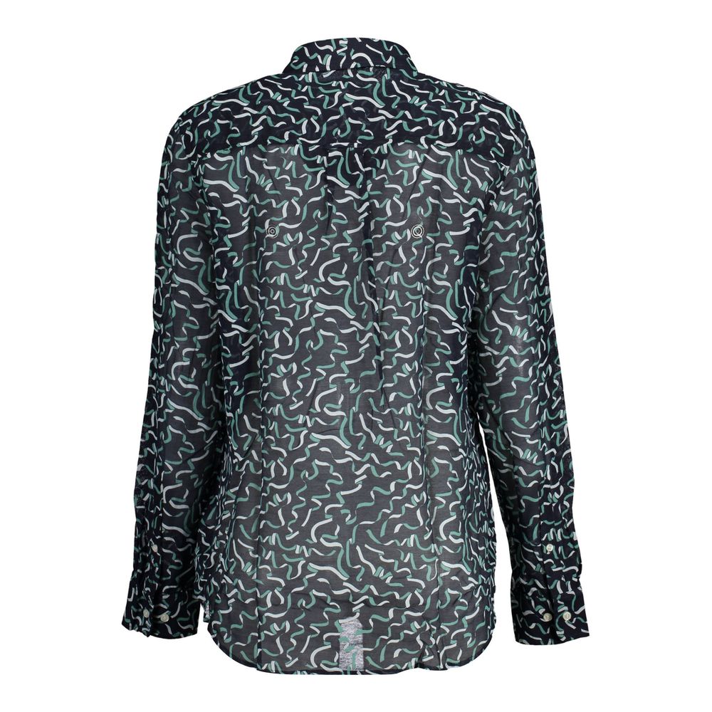 Gant Blue Cotton Women Shirt | Regal Royce