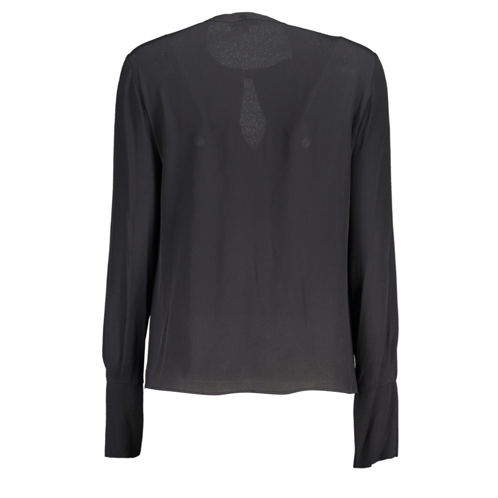 Patrizia Pepe "Black Viscose Women's Blouse" | Regal Royce
