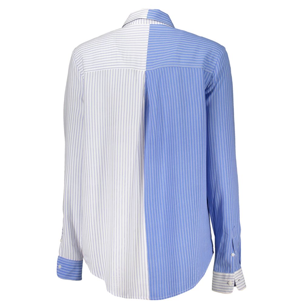 Desigual Azzurro Viscose Women Shirt | Regal Royce