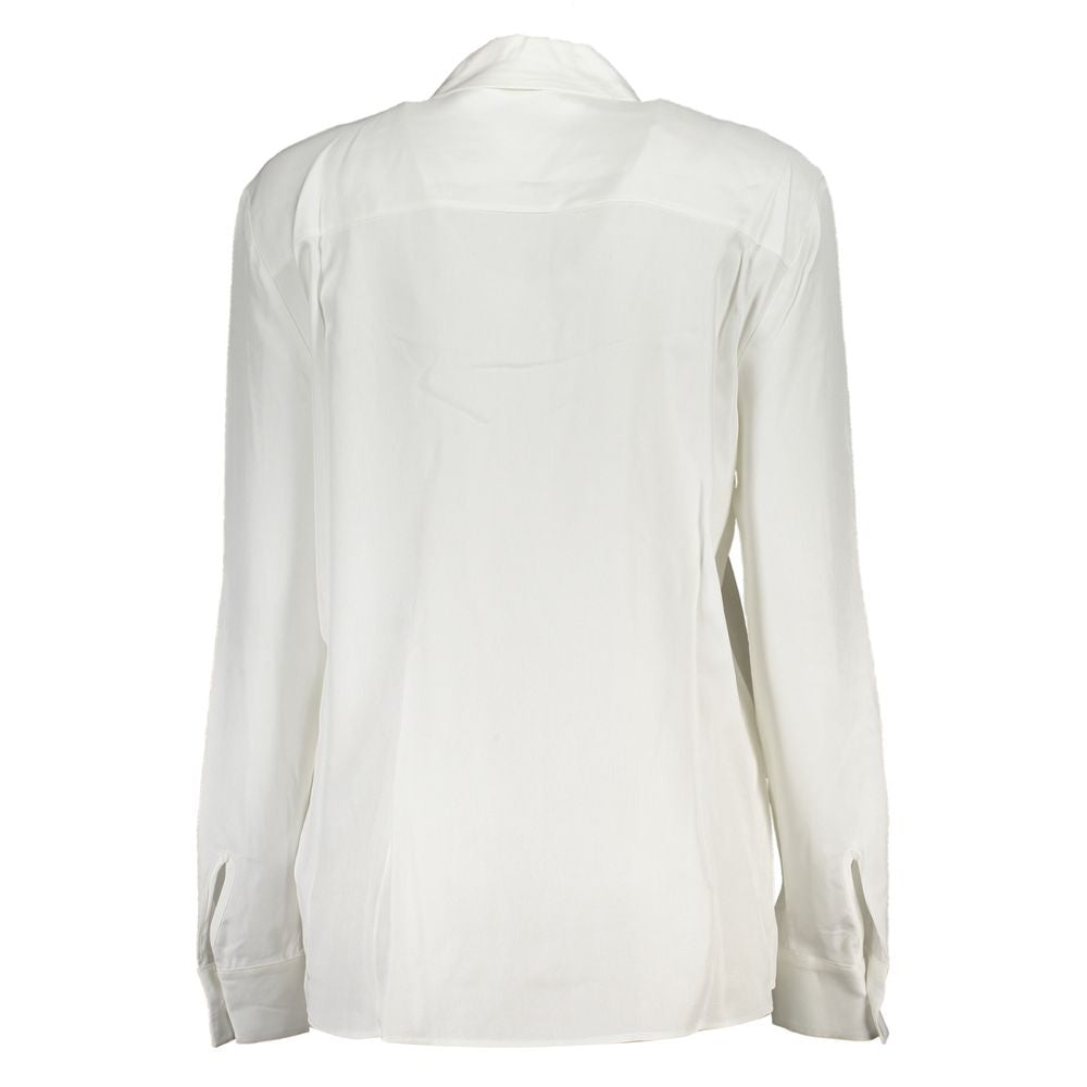 Tommy Hilfiger Bianco Viscose Women Shirt | Regal Royce