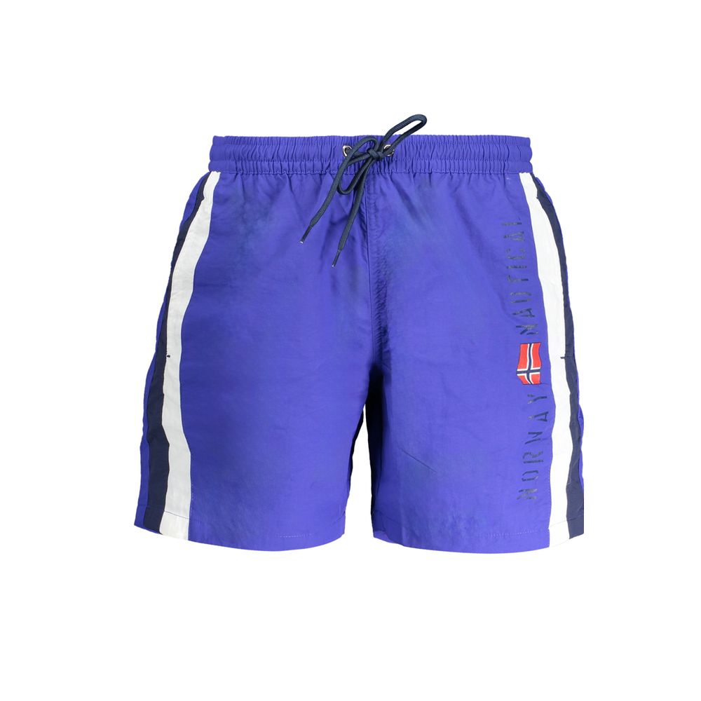 Norway 1963 Blu Poliammide Men's Swim Trunk | Regal Royce