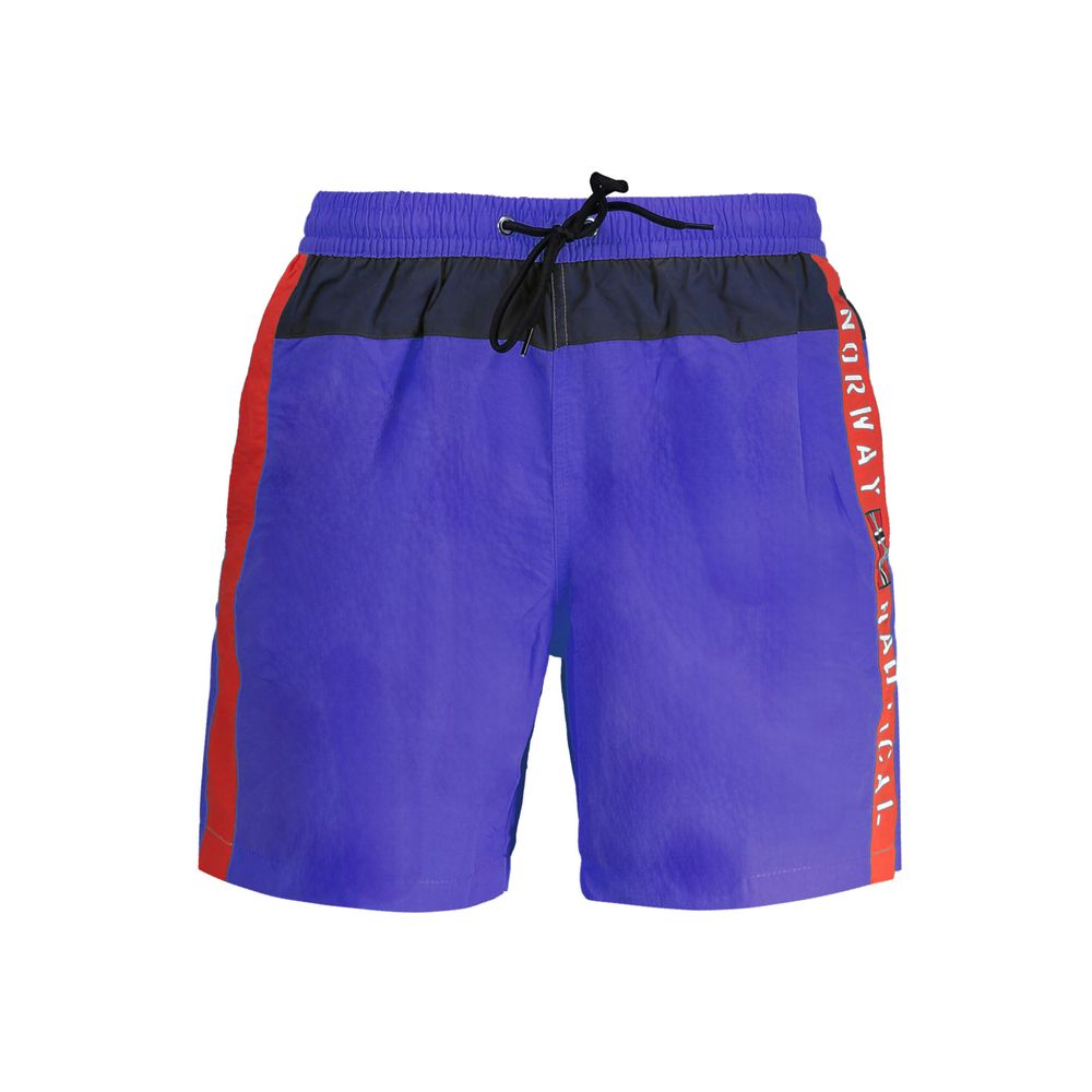 Norway 1963 Blue Polyester Men's Swim Trunk | Regal Royce