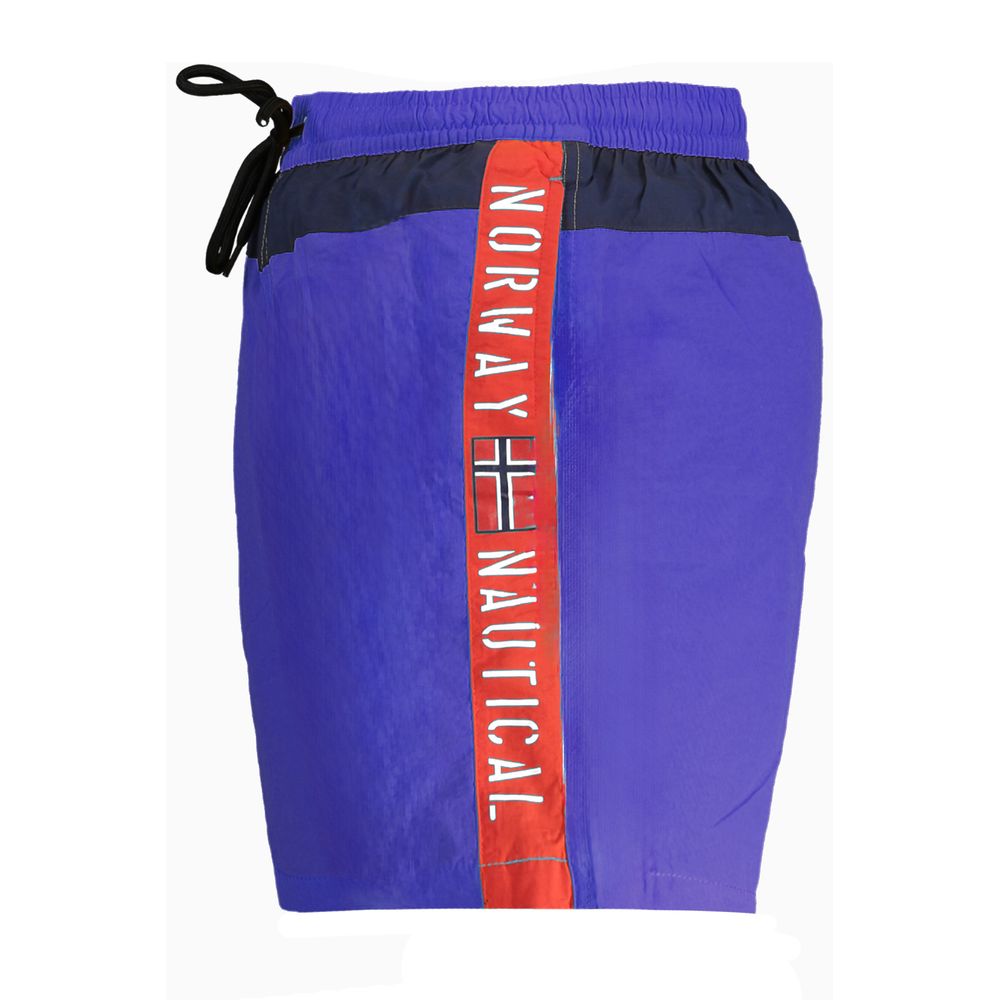 Norway 1963 Blue Polyester Men's Swim Trunk | Regal Royce
