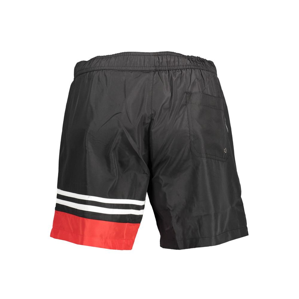 Karl Lagerfeld Black Polyester Men's Swim Boxer | Regal Royce