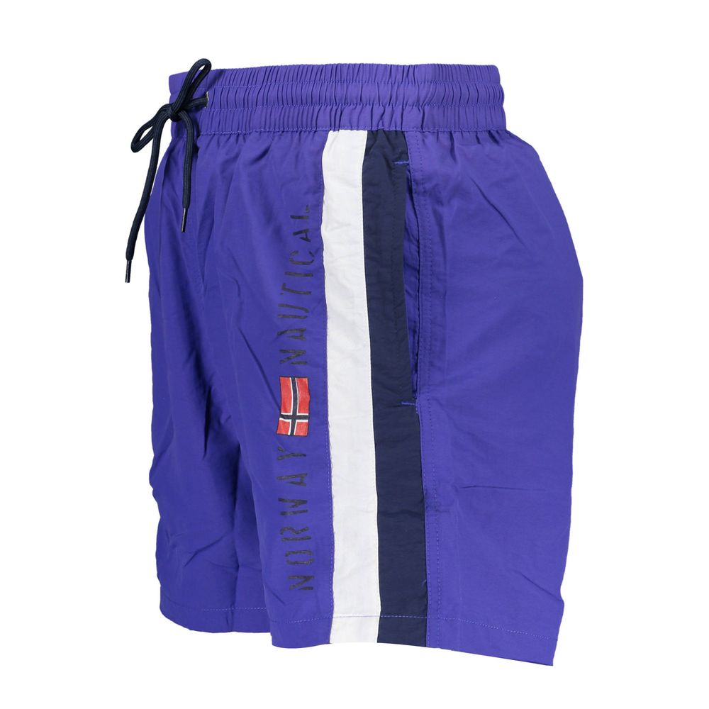 Norway 1963 Blu Poliammide Men's Swim Boxer | Regal Royce