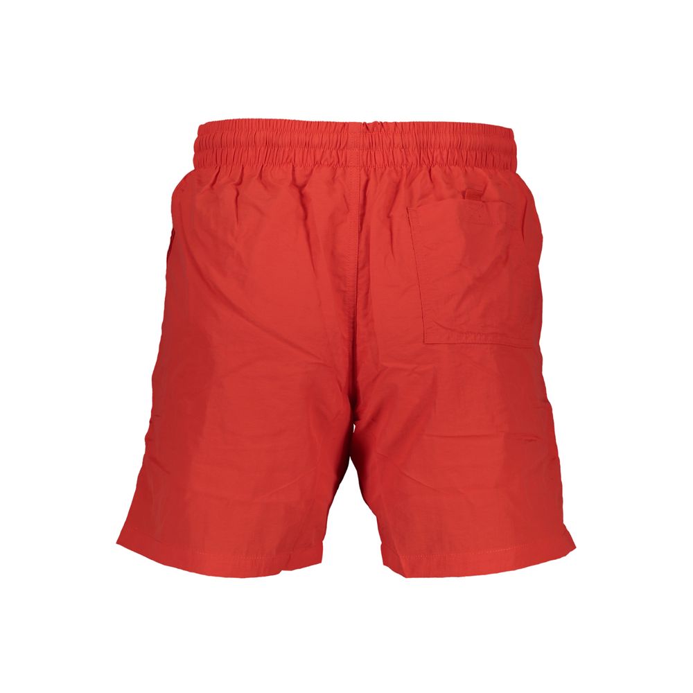 Norway 1963 Rosso Poliammide Men's Swim Boxer | Regal Royce