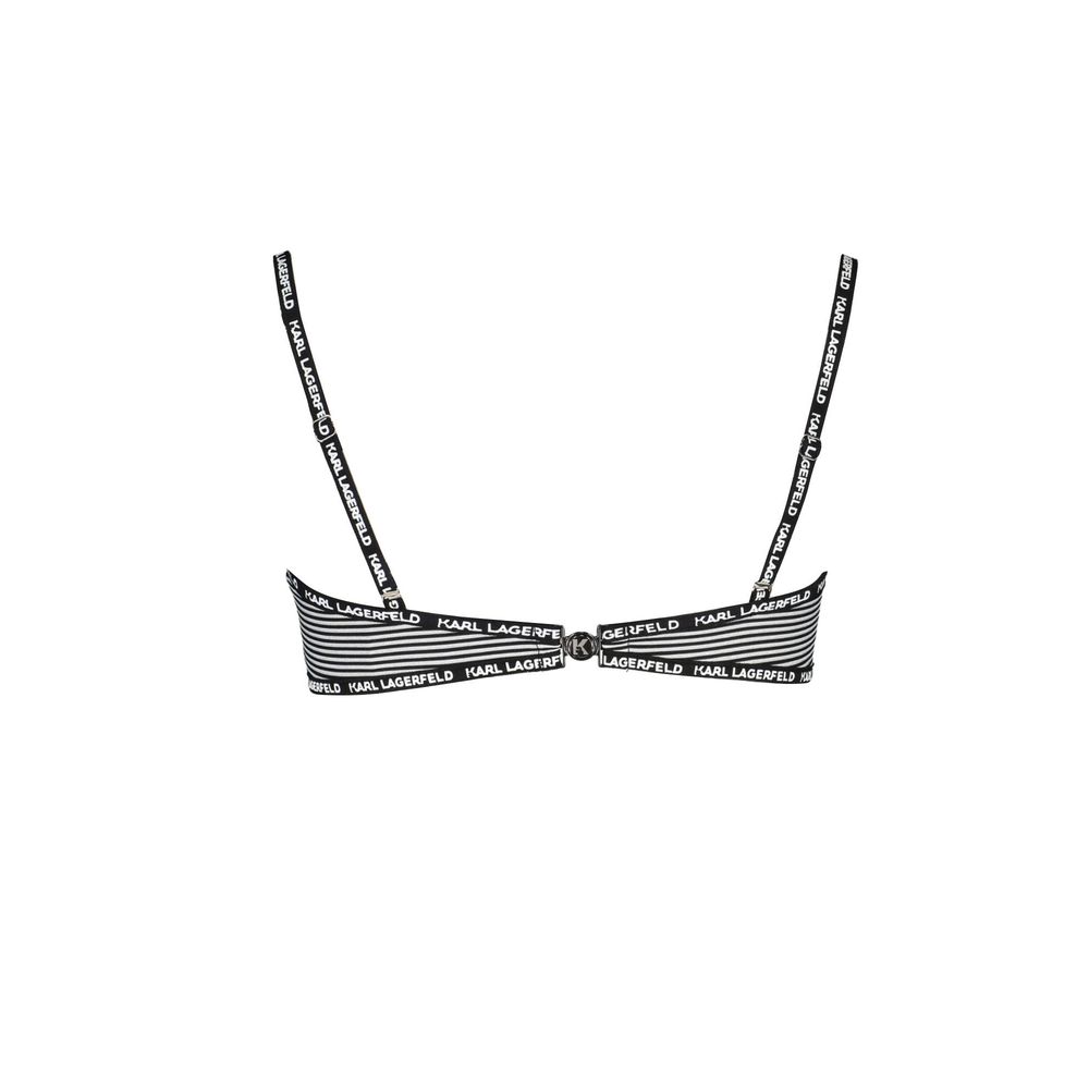 Karl Lagerfeld Black Polyamide Women's Swimsuit | Regal Royce