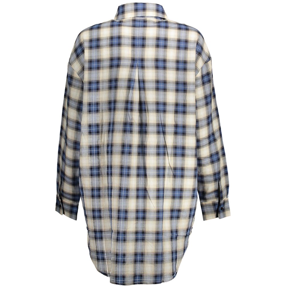 Desigual Blue Cotton Women Shirt | Regal Royce