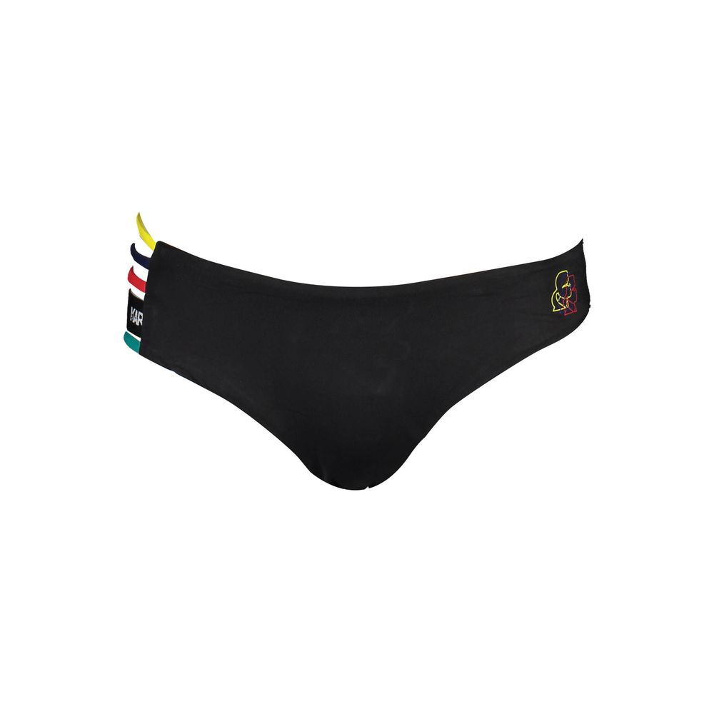 Karl Lagerfeld Black Poliammide Women Swim Brief | Regal Royce