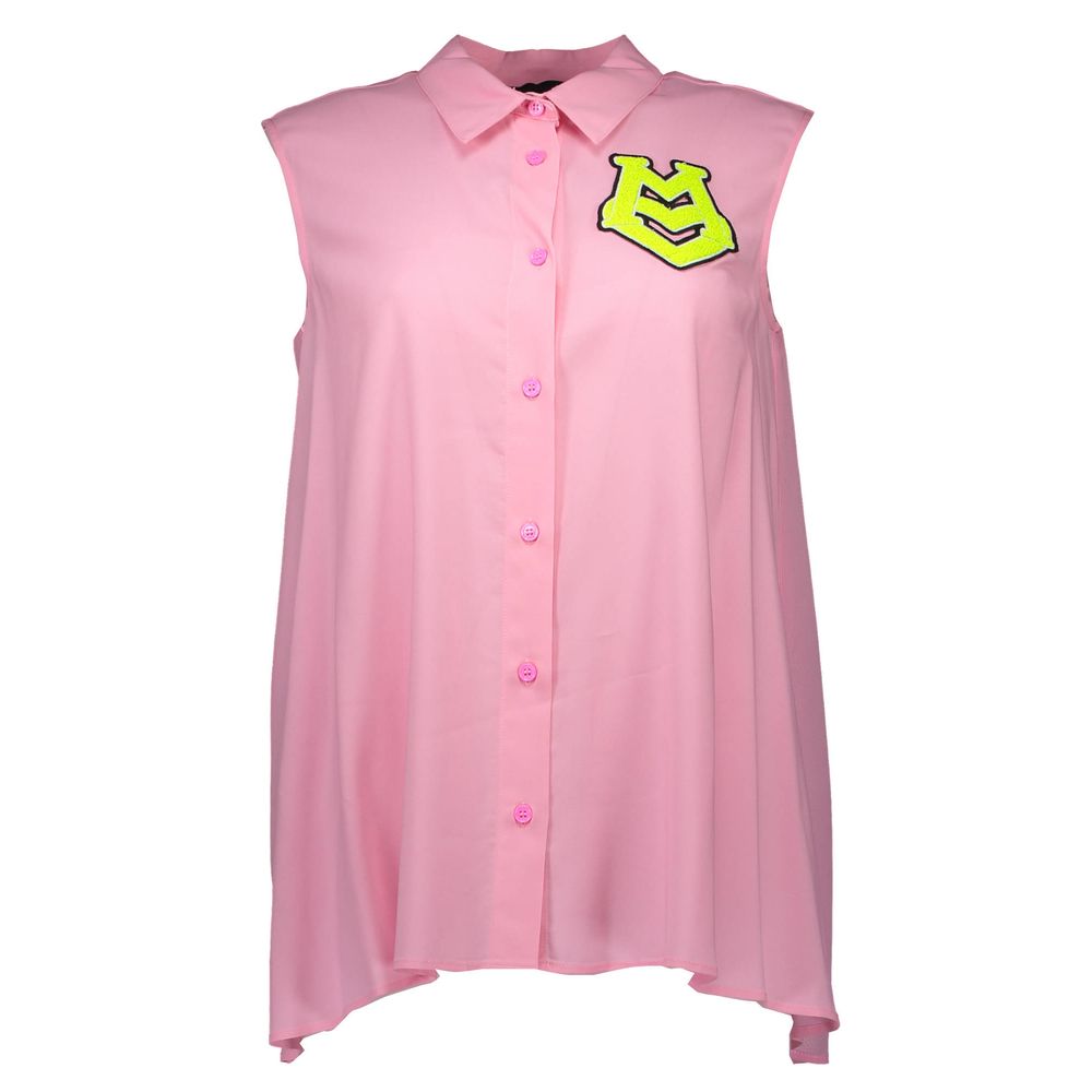 Love Moschino Rosa Viscosa Women Shirt | Regal Royce