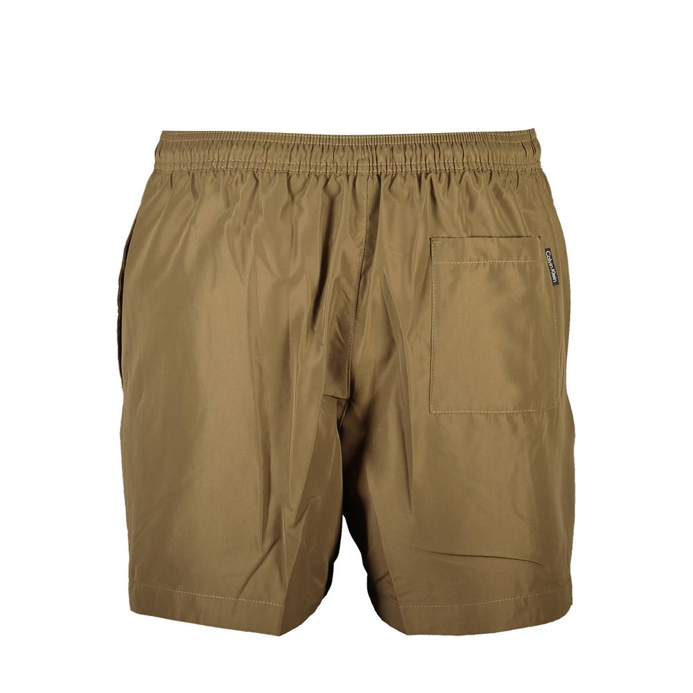 Calvin Klein Marrone Polyester Men's Swim Boxer | Regal Royce