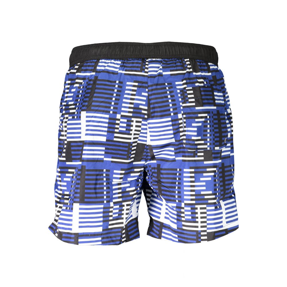 Karl Lagerfeld Blu Polyester Men Swim Boxer | Regal Royce
