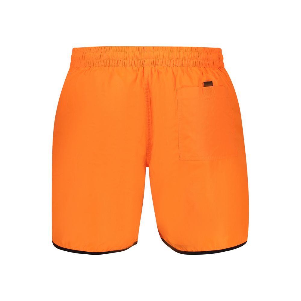 Norway 1963 Arancione Poliammide Men's Swim Boxer | Regal Royce