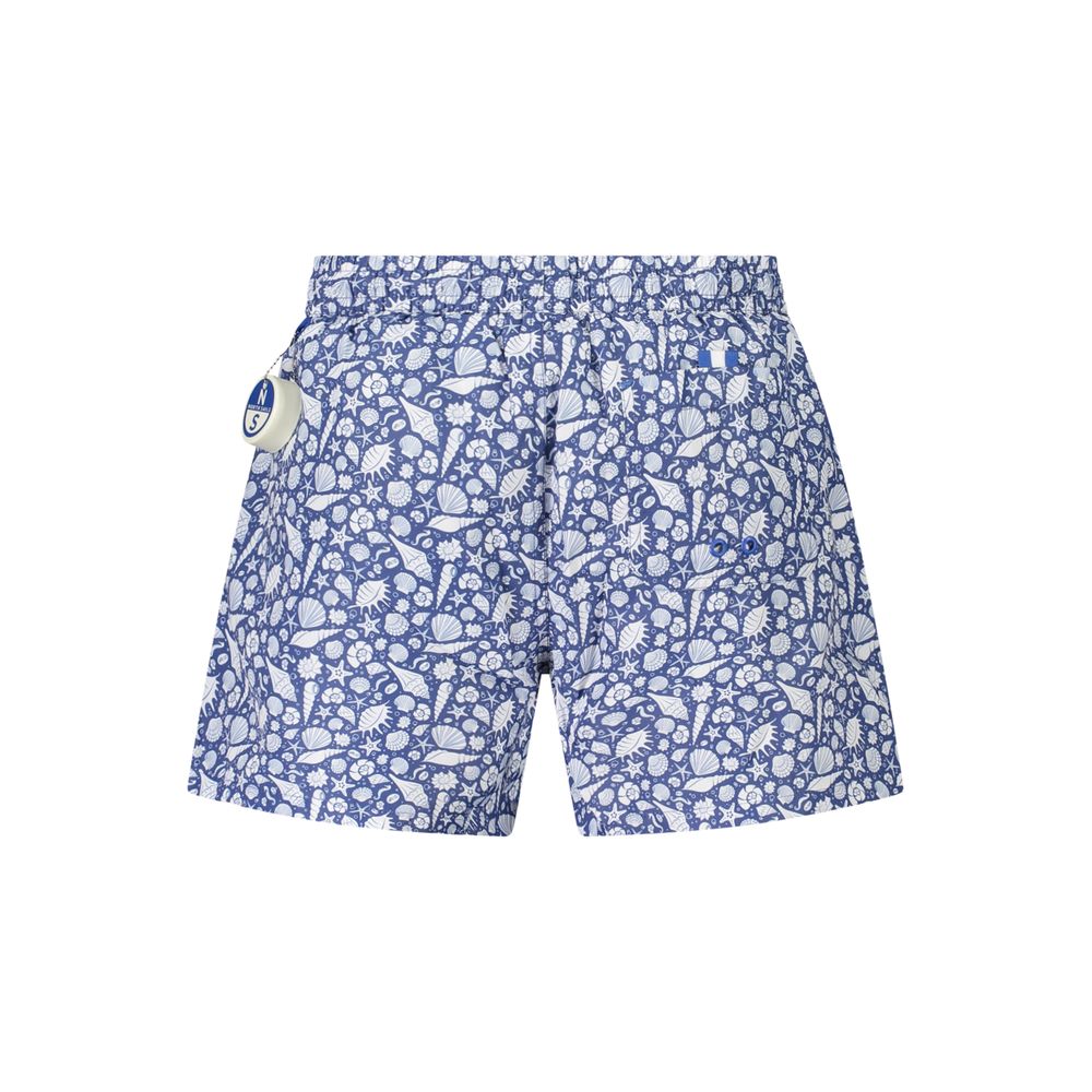 North Sails Blu Polyester Men's Swim Boxer | Regal Royce