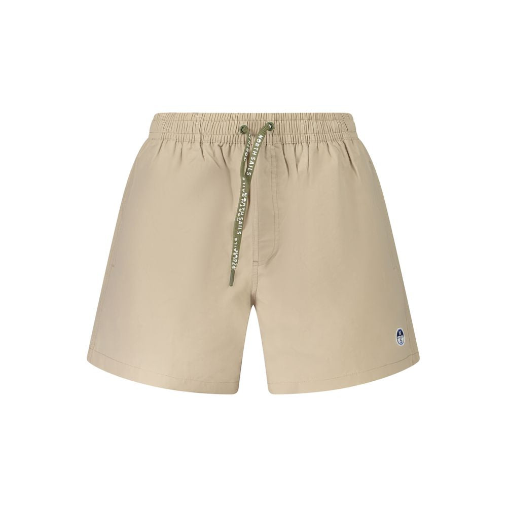 North Sails Beige Nylon Men Swim Boxer | Regal Royce