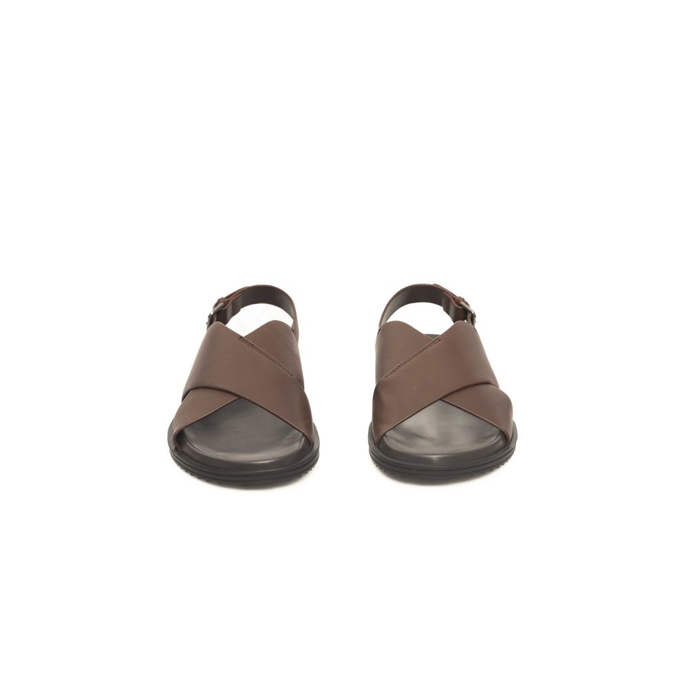 Cerruti 1881 Brown Cowhide Men Sandal | Regal Royce
