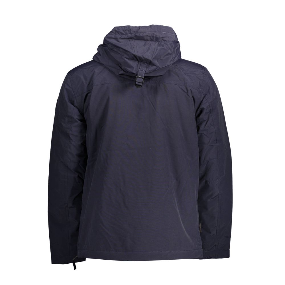 Napapijri Blu Polyamide Men's Jacket | Regal Royce