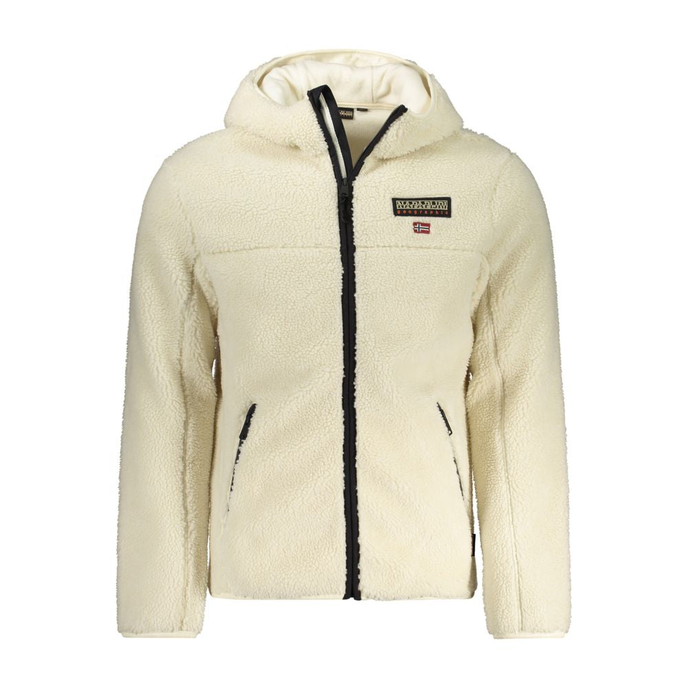 Napapijri Bianco Polyester Men Jacket | Regal Royce